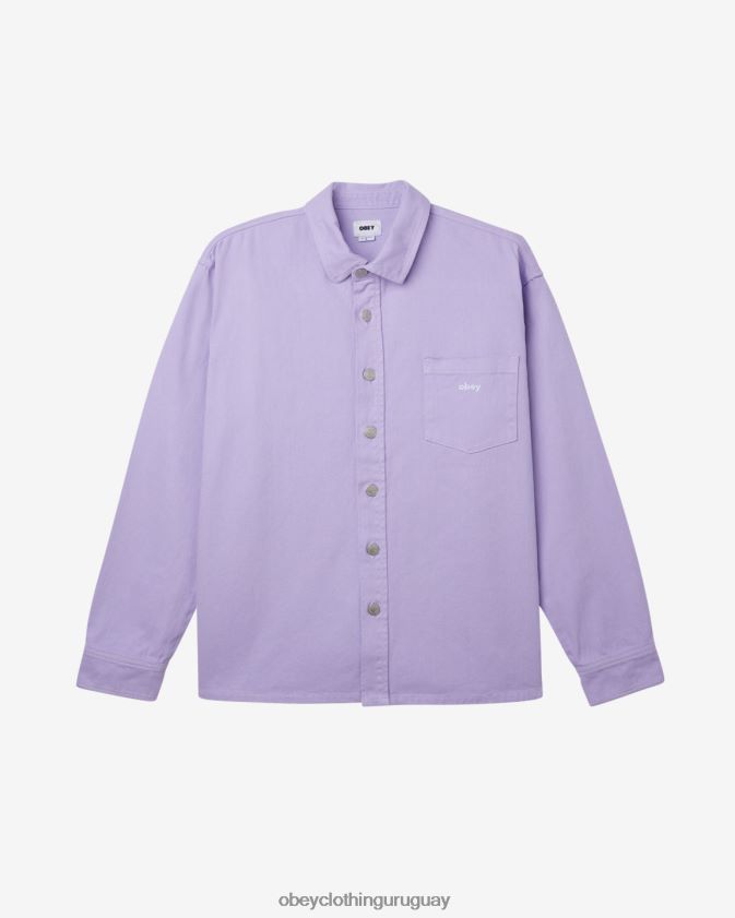 OBEY pétalo de orquídea hombres camisa magnolia 28XT8J133