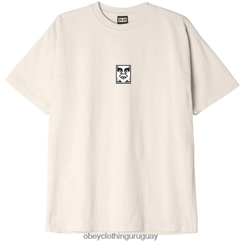 OBEY sagú hombres camiseta con icono de peso pesado 28XT8J852