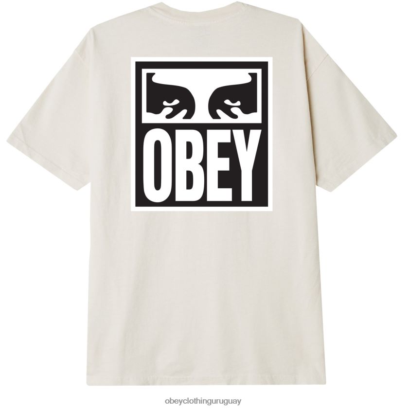 OBEY sagú hombres camiseta de peso pesado Eyes Icon II 28XT8J866