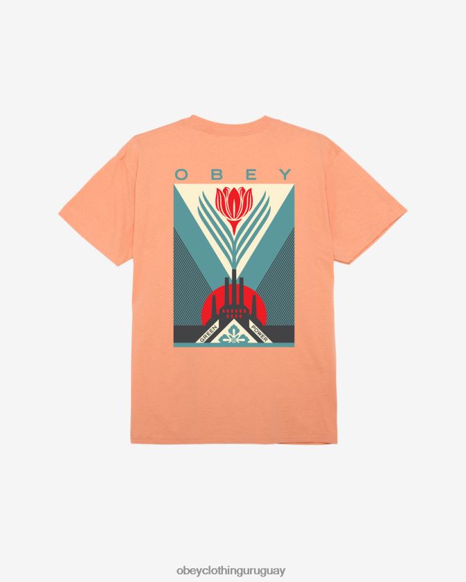 OBEY agrios hombres camiseta clásica de fábrica de energía verde 28XT8J331