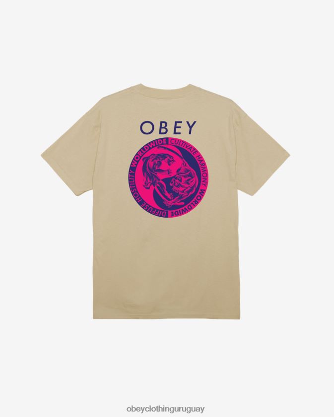 OBEY arena hombres camiseta clásica panteras yin yang 28XT8J338
