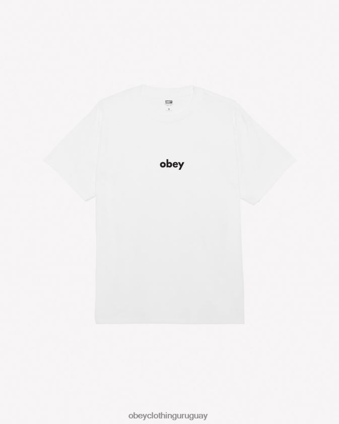 OBEY blanco hombres camiseta clásica minúscula ii 28XT8J357