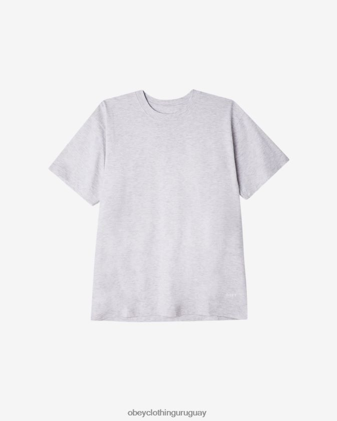 OBEY gris ceniza hombres camiseta estándar (paquete de 2) 28XT8J94