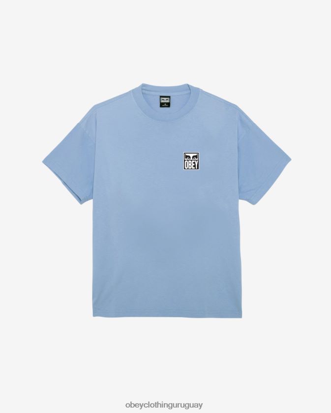 OBEY hortensia hombres camiseta de peso pesado Eyes Icon II 28XT8J270