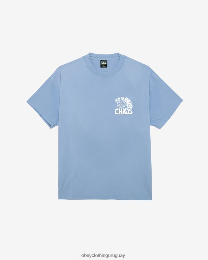 OBEY hortensia hombres camiseta pesada del programa de paz 28XT8J381