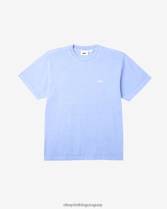 OBEY hortensia pigmento hombres camiseta con pigmentos en minúsculas 28XT8J104