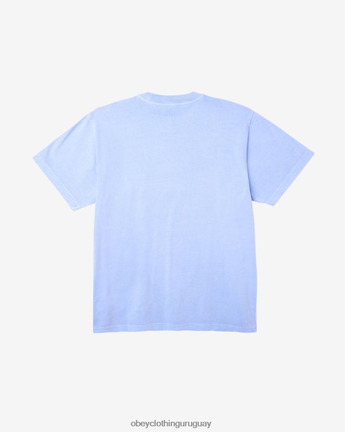 OBEY hortensia pigmento hombres camiseta con pigmentos en minúsculas 28XT8J104