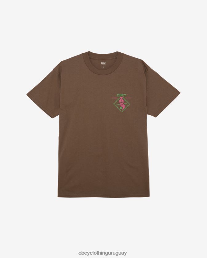 OBEY limo hombres camiseta clásica espiritualmente rica 28XT8J337