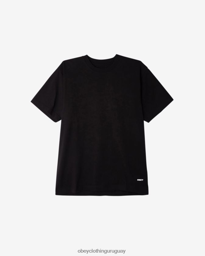 OBEY negro hombres camiseta estándar (paquete de 2) 28XT8J95