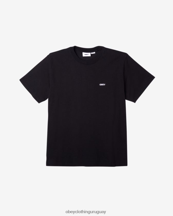 OBEY negro hombres est. trabaja camiseta atrevida 28XT8J97