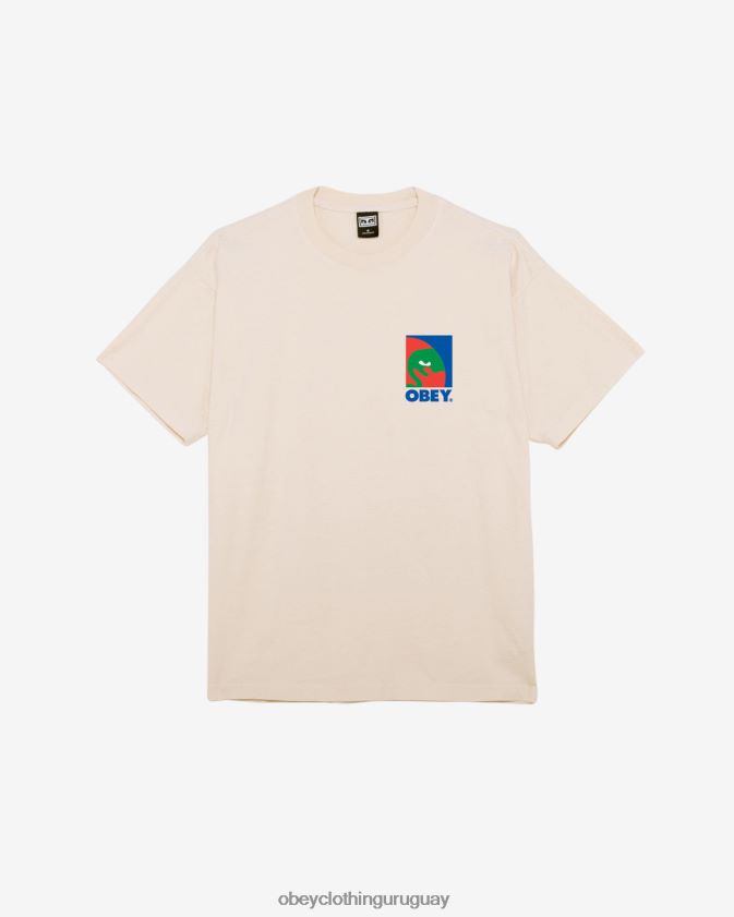OBEY sagú hombres camiseta gruesa con icono circular 28XT8J378