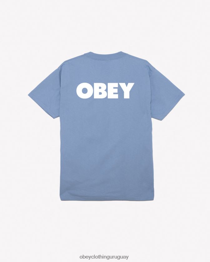 OBEY violeta digital hombres camiseta clásica negrita ii 28XT8J352