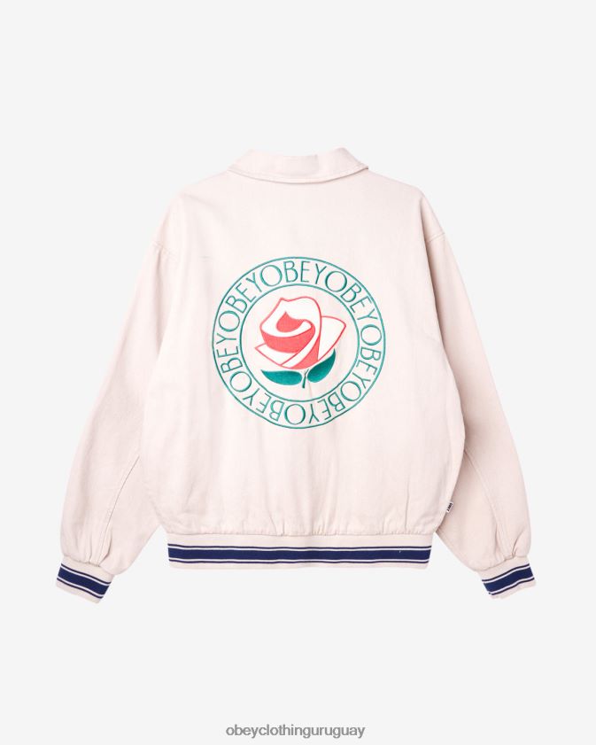 OBEY arcilla hombres chaqueta tipo blusón rosa 28XT8J256