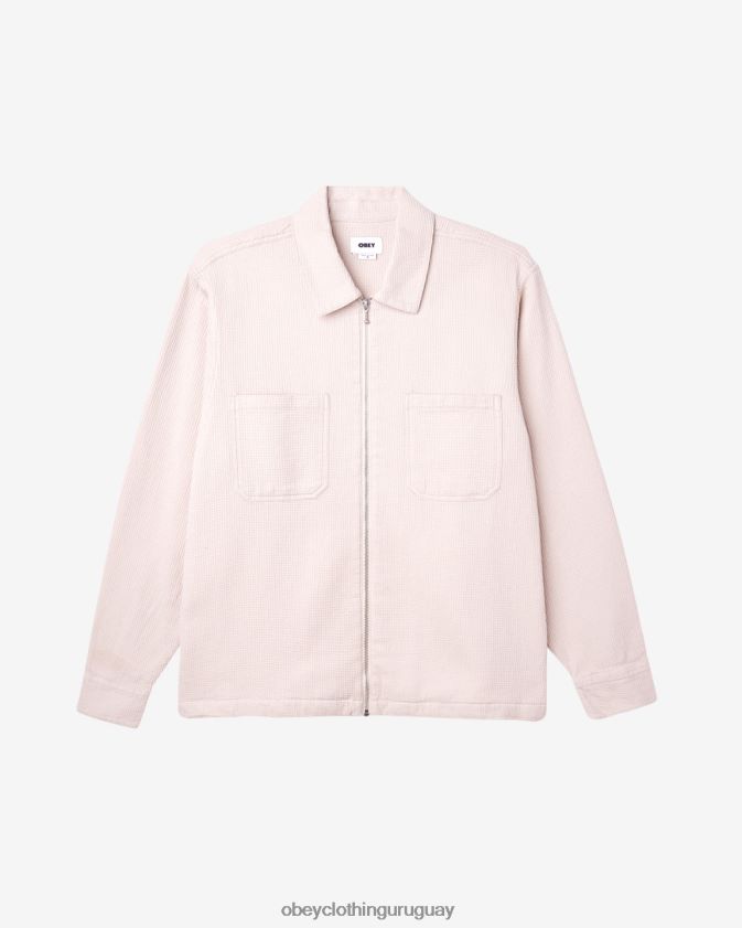 OBEY arcilla hombres vista camisa chaqueta 28XT8J237