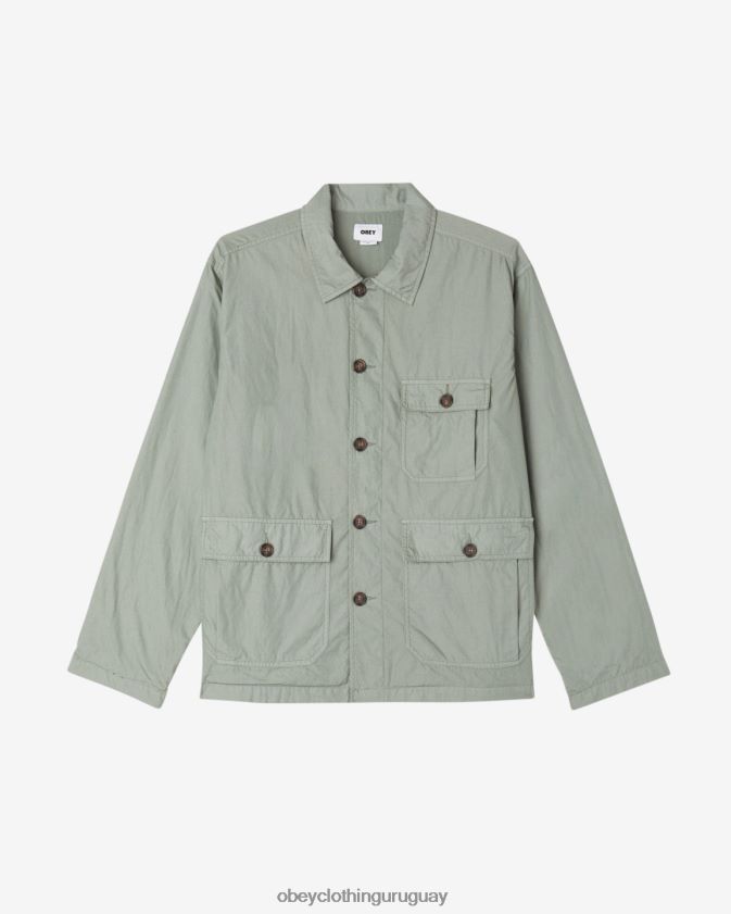 OBEY corona de laurel hombres chaqueta utilitaria austin 28XT8J249