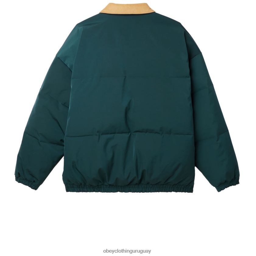 OBEY frontones verdes múltiples hombres chaqueta susurra 28XT8J819