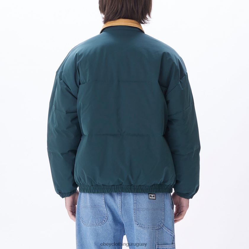OBEY frontones verdes múltiples hombres chaqueta susurra 28XT8J819