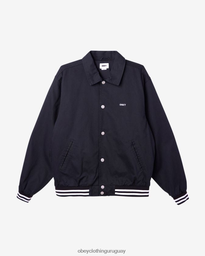 OBEY negro hombres icono cara equipo universitario 28XT8J260
