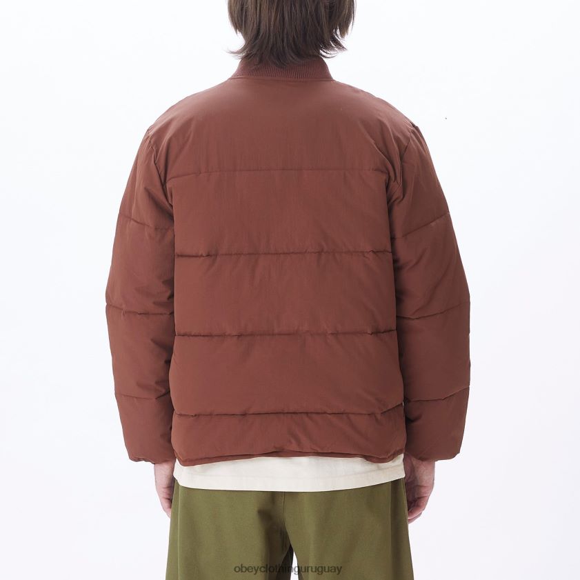 OBEY sepia hombres chaqueta charlie 28XT8J823