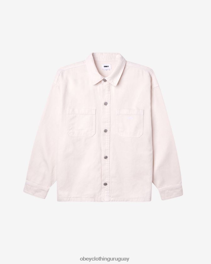 OBEY sin blanquear hombres chaqueta de camisa winston 28XT8J247