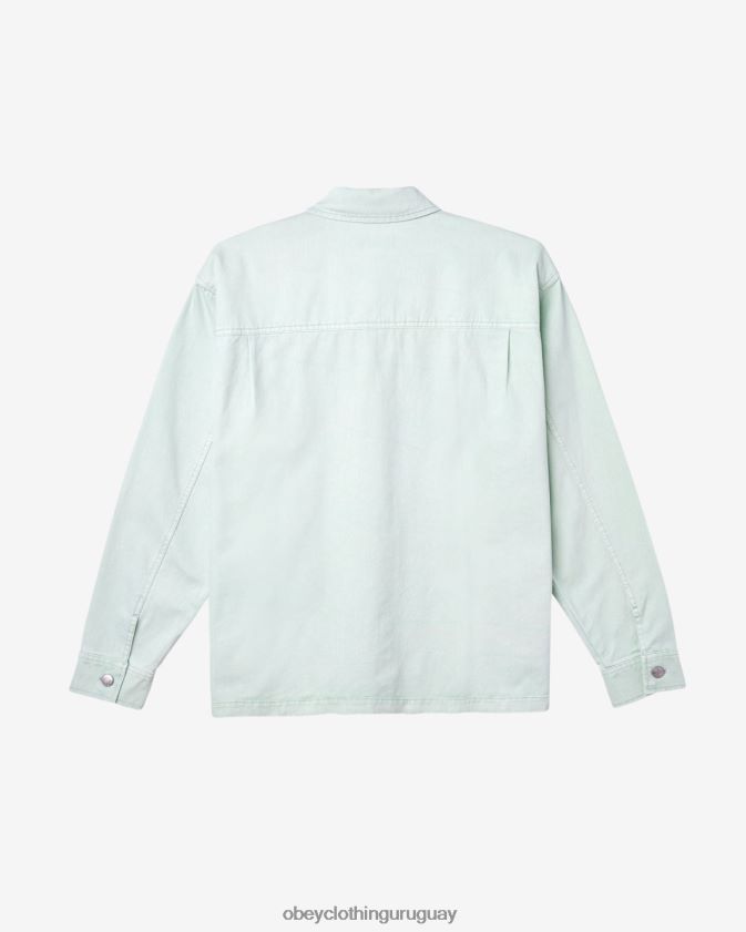 OBEY spray de surf de pigmento hombres chaqueta de camisa de división 28XT8J240