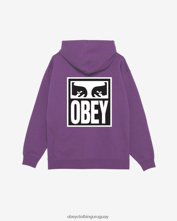 OBEY baya de gota hombres Eyes Icon II capucha con cremallera pesada 28XT8J169