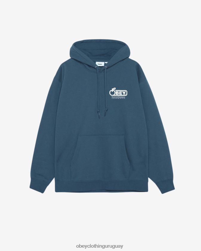 OBEY corona azul hombres jersey pesado sonido y resistencia 28XT8J155