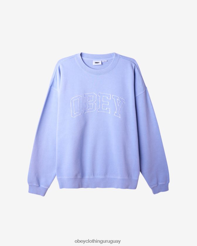 OBEY hortensia pigmento hombres pigment collegiate cuello redondo extrapesado 28XT8J229