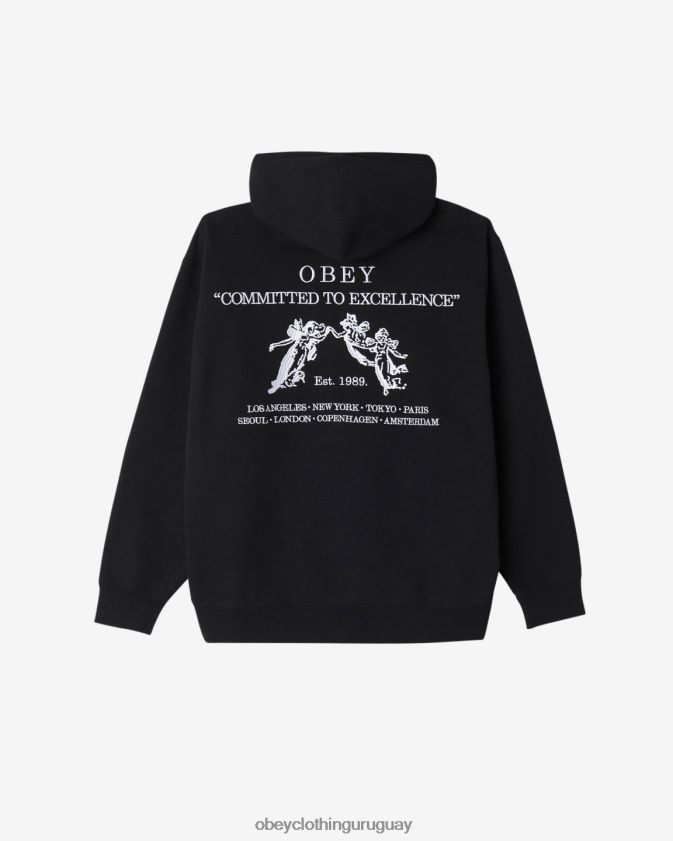 OBEY negro hombres jersey de excelencia 28XT8J188