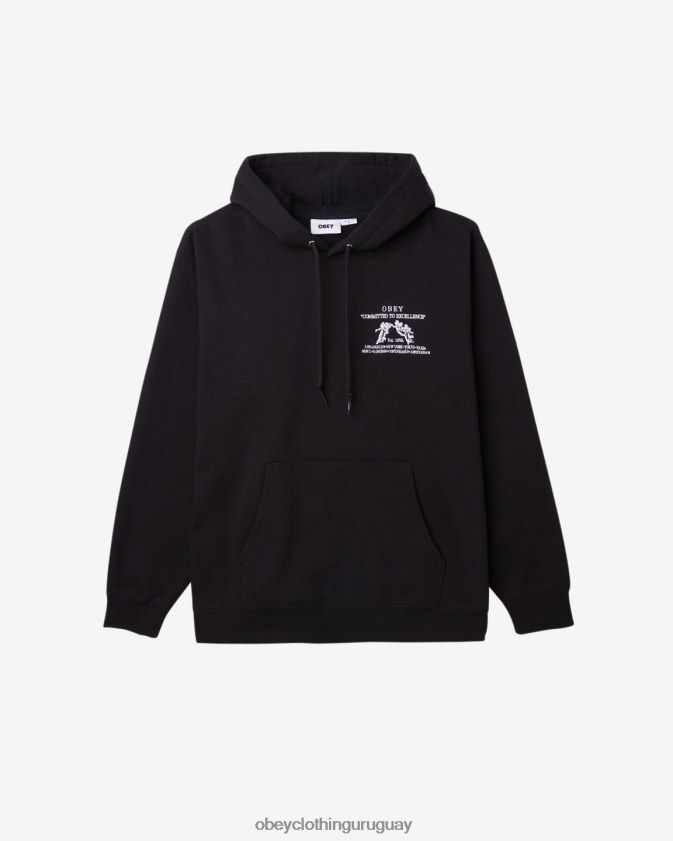 OBEY negro hombres jersey de excelencia 28XT8J188