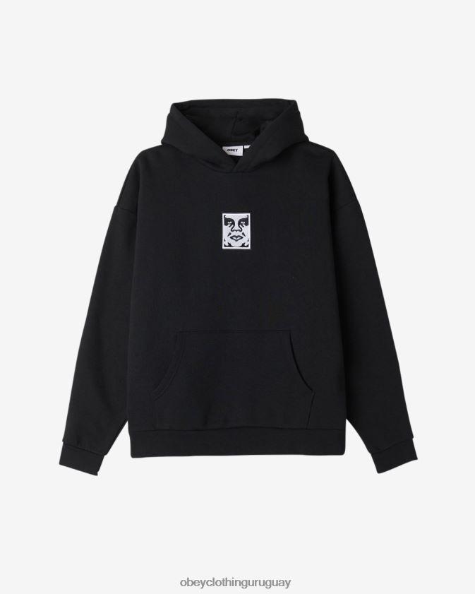 OBEY negro hombres jersey icon extraheavy ii 28XT8J181