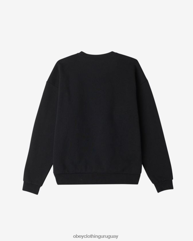 OBEY negro hombres sudadera icon extraheavy ii 28XT8J224