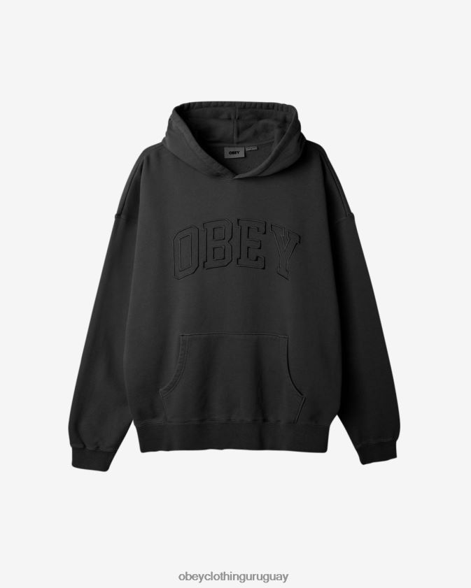 OBEY pigmento negro pirata hombres jersey extrapesado pigment collegiate 28XT8J195