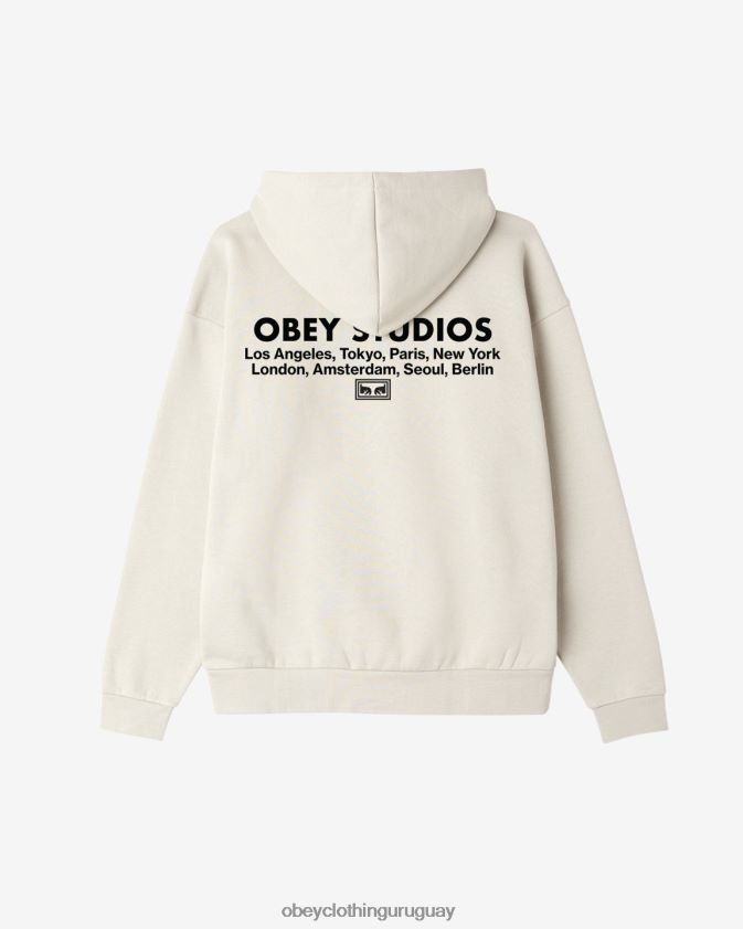 OBEY sin blanquear hombres jersey de estudios 28XT8J190