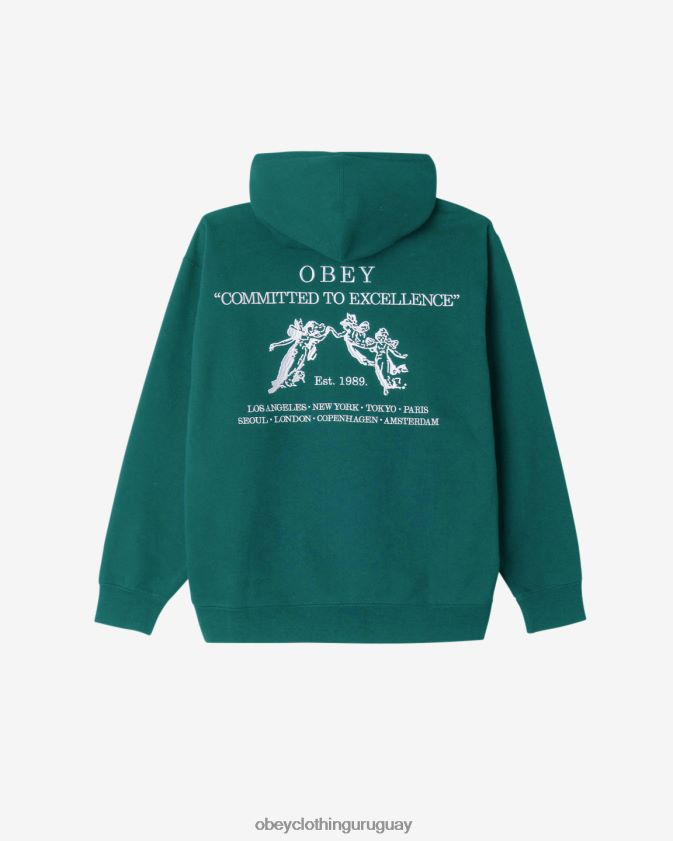 OBEY verde aventurina hombres jersey de excelencia 28XT8J187