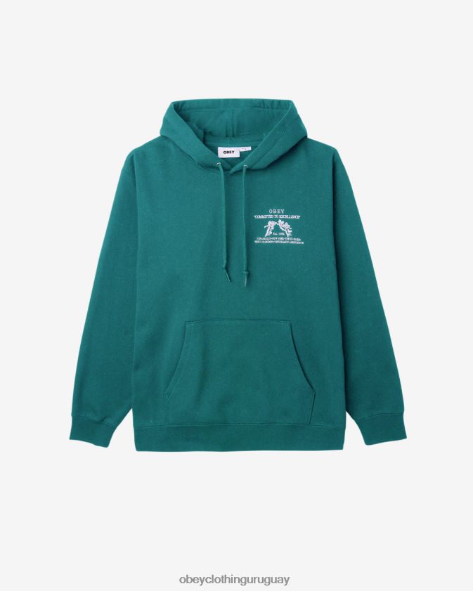 OBEY verde aventurina hombres jersey de excelencia 28XT8J187
