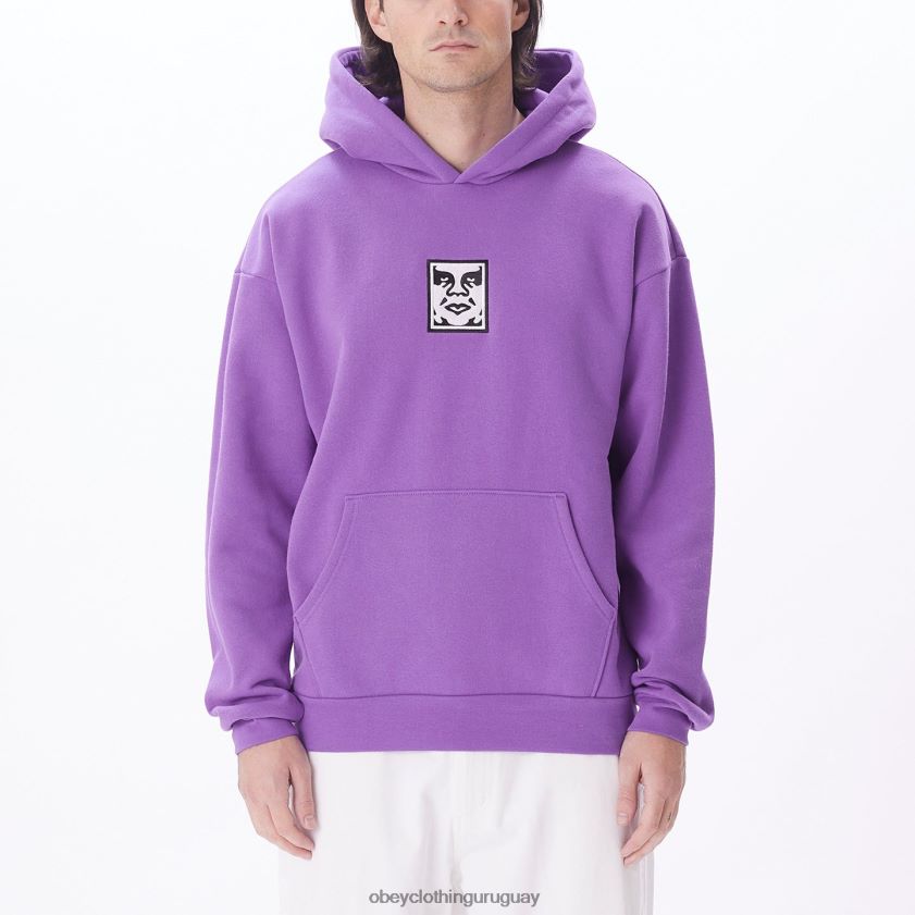 OBEY flor de la pasión hombres Icon capucha extra pesada ii 28XT8J990