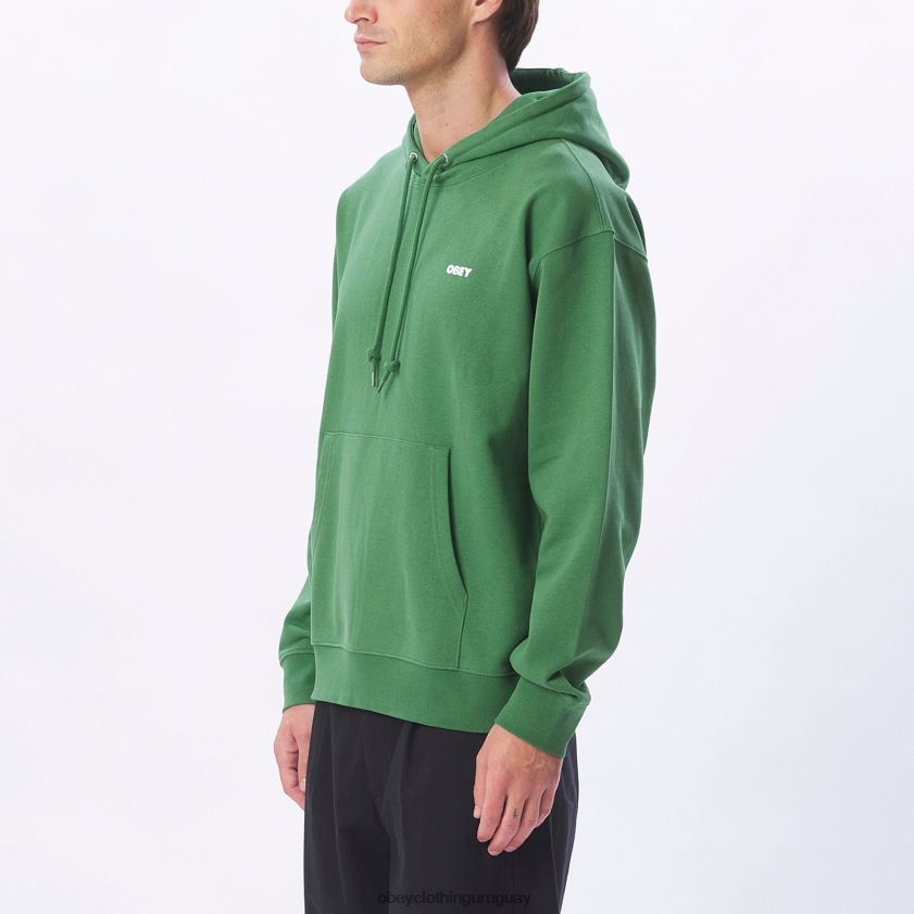 OBEY hoja de palma hombres capucha audaz y pesada 28XT8J1006