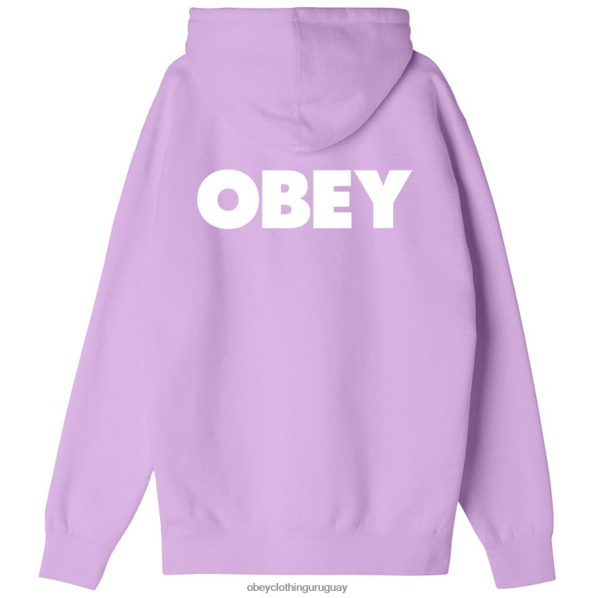 OBEY lavanda digital hombres capucha audaz y pesada 28XT8J1005