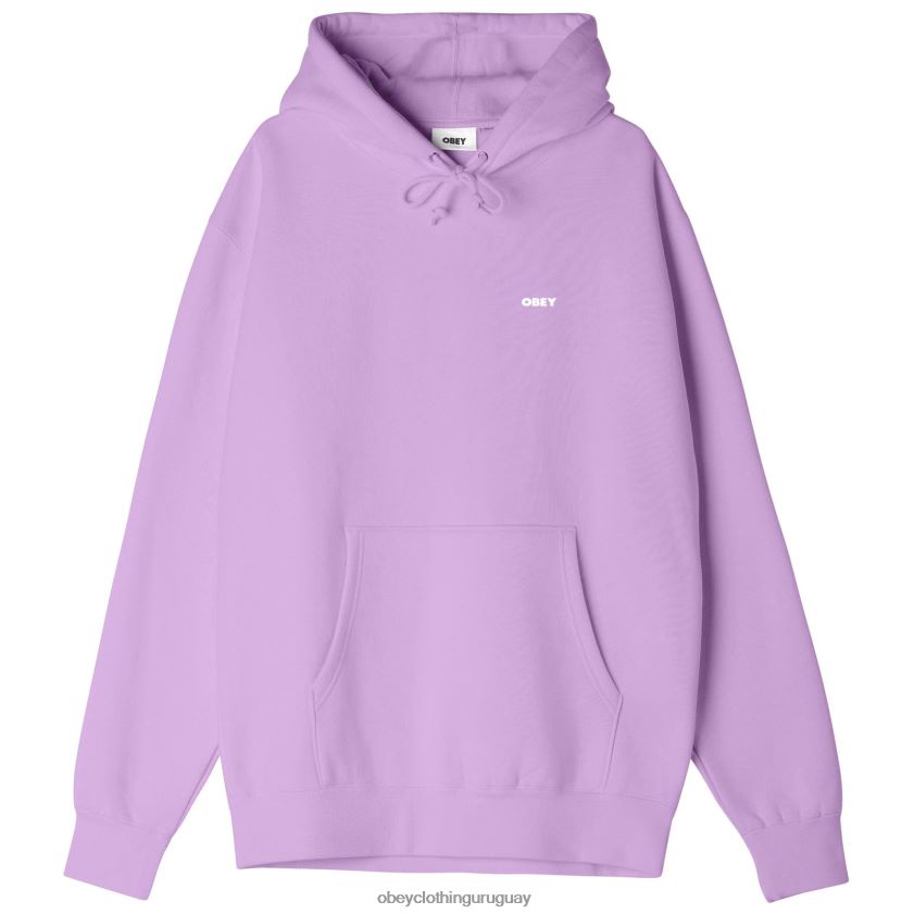 OBEY lavanda digital hombres capucha audaz y pesada 28XT8J1005