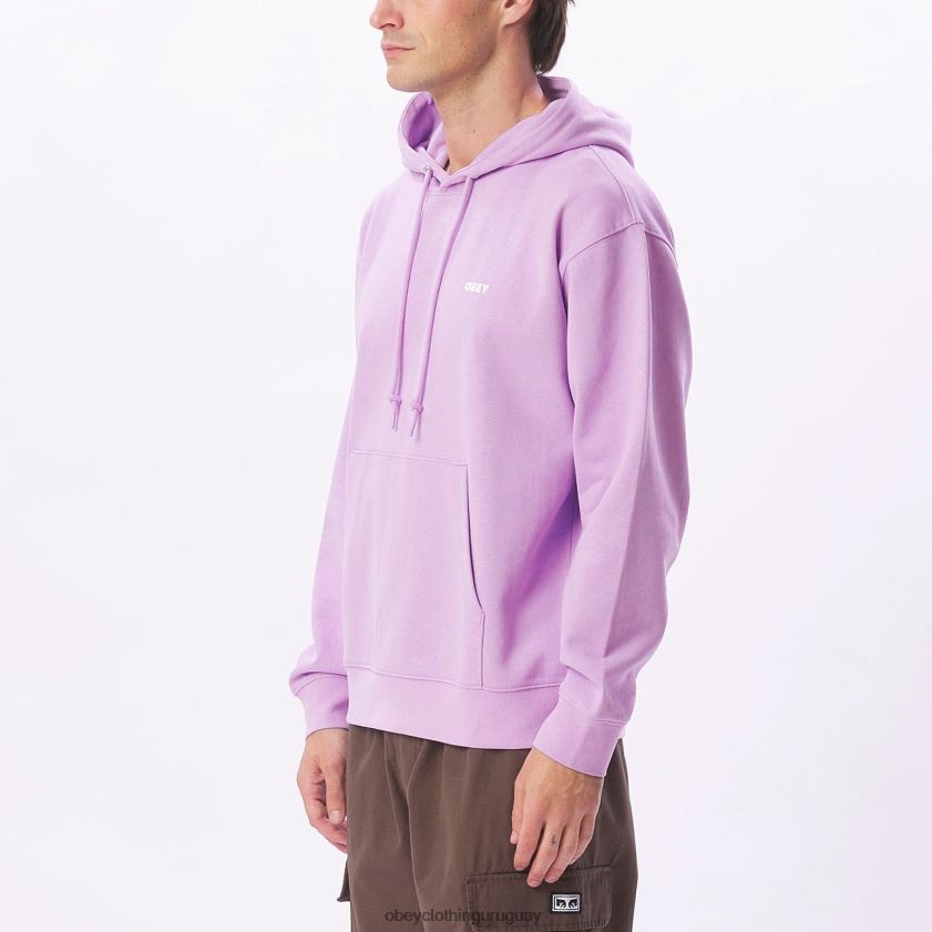 OBEY lavanda digital hombres capucha audaz y pesada 28XT8J1005