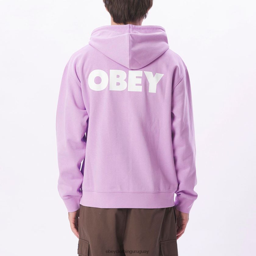 OBEY lavanda digital hombres capucha audaz y pesada 28XT8J1005