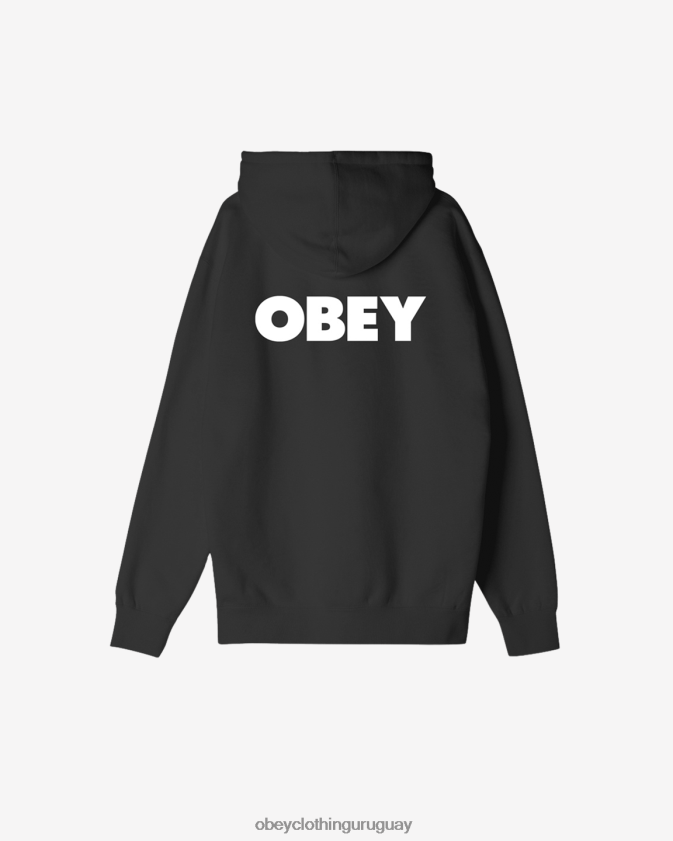 OBEY negro hombres capucha premium audaz 28XT8J1017