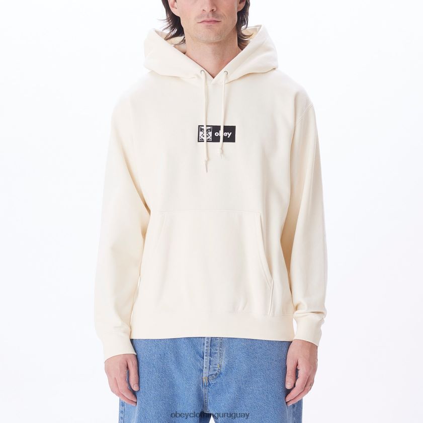 OBEY sin blanquear hombres capucha con icono 28XT8J1029