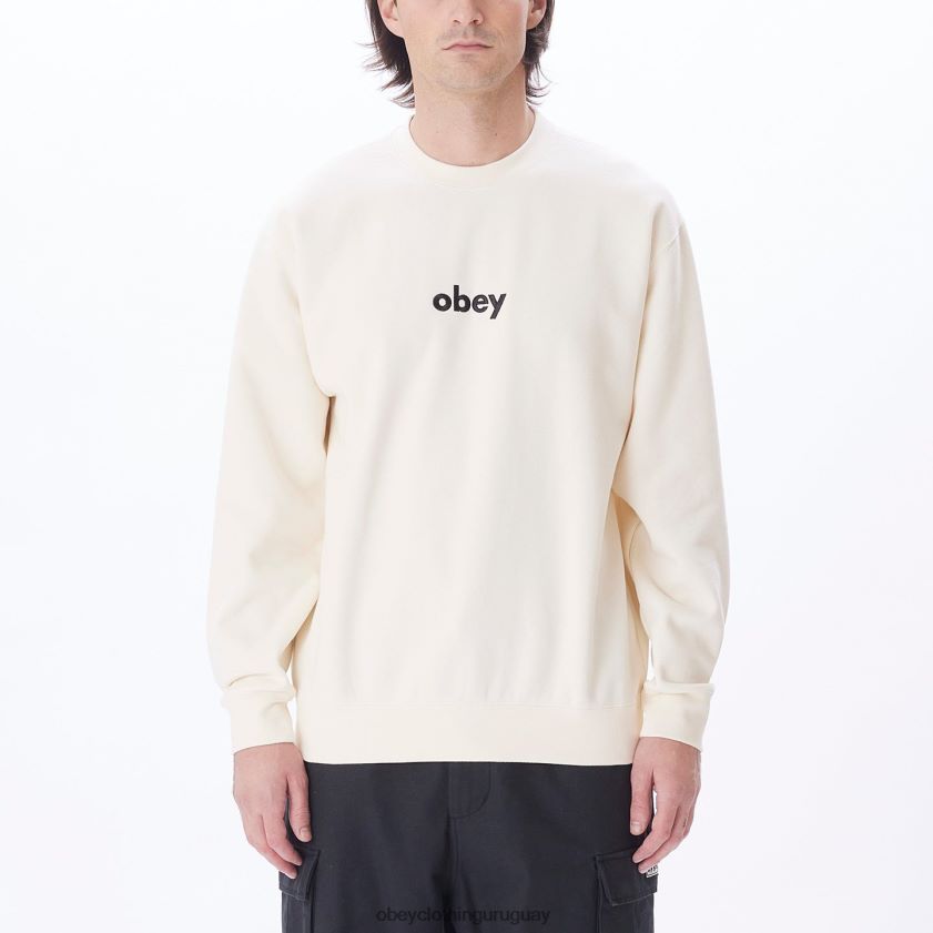 OBEY sin blanquear hombres cuello redondo en minúsculas 28XT8J1056