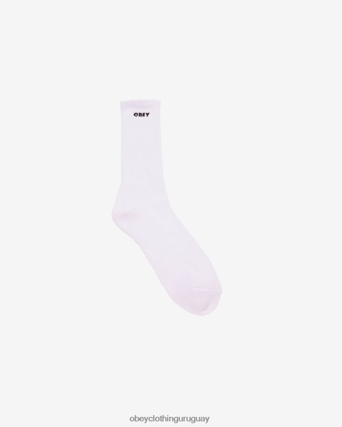 OBEY blanco hombres calcetines atrevidos 28XT8J483