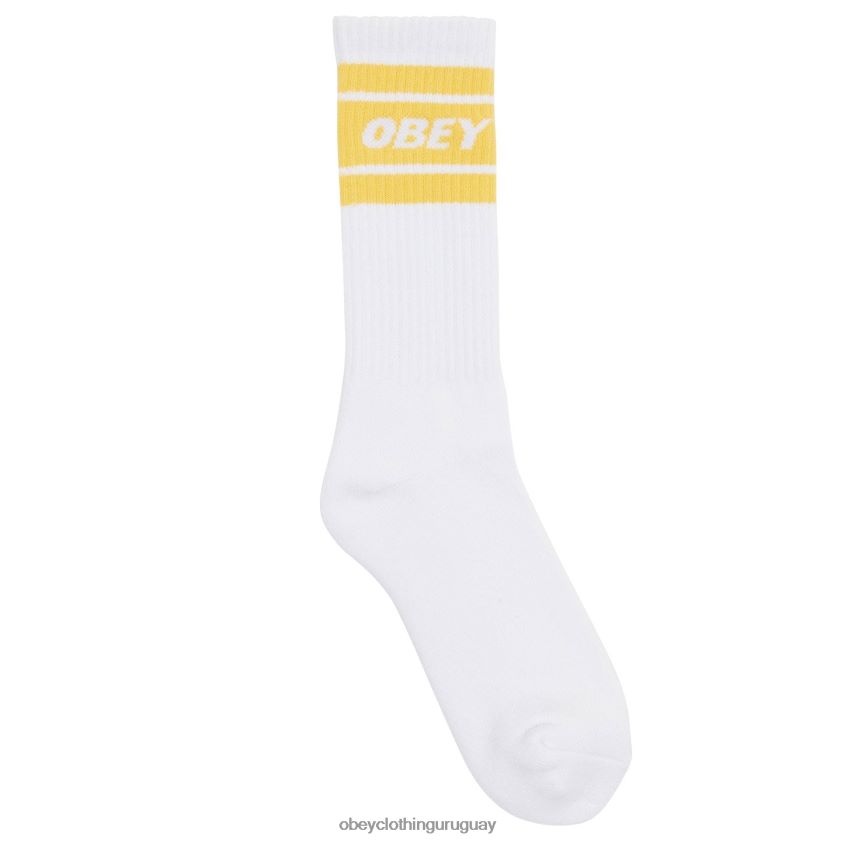 OBEY blanco/panal hombres calcetines cooper ii 28XT8J1069