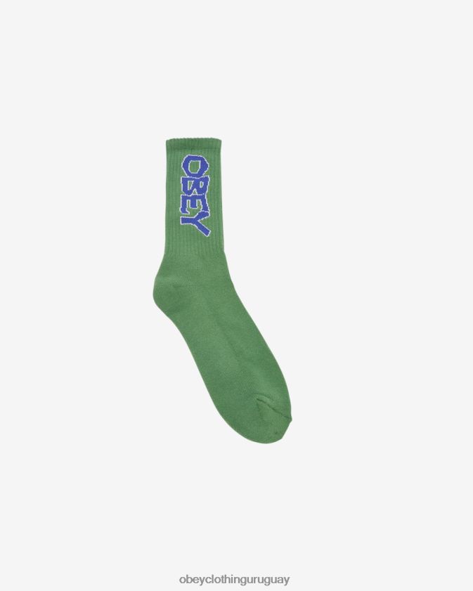 OBEY hoja de palma hombres calcetines sin conexión 28XT8J503