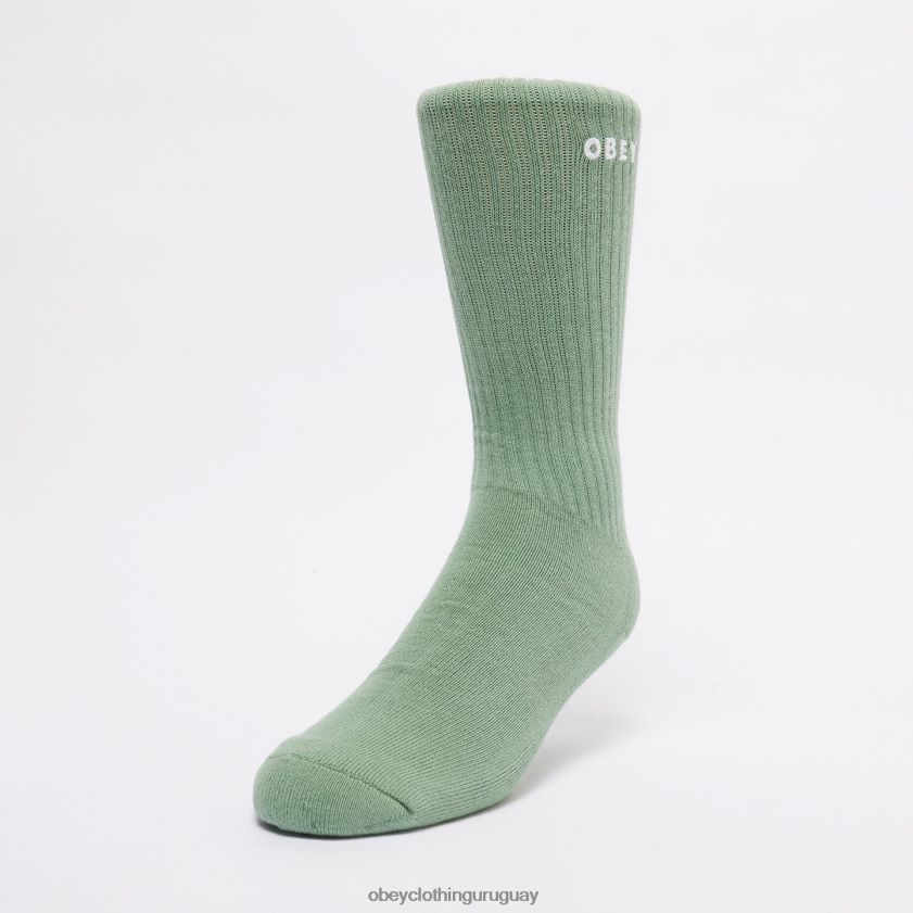 OBEY iceberg verde hombres calcetines atrevidos 28XT8J1073