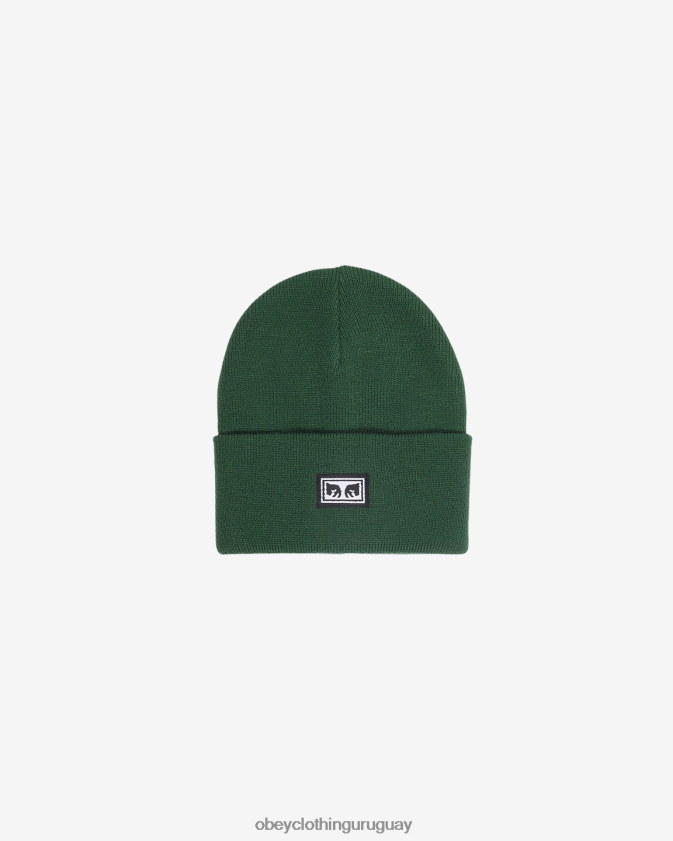 OBEY cedro oscuro hombres gorro con ojos icónicos 28XT8J409
